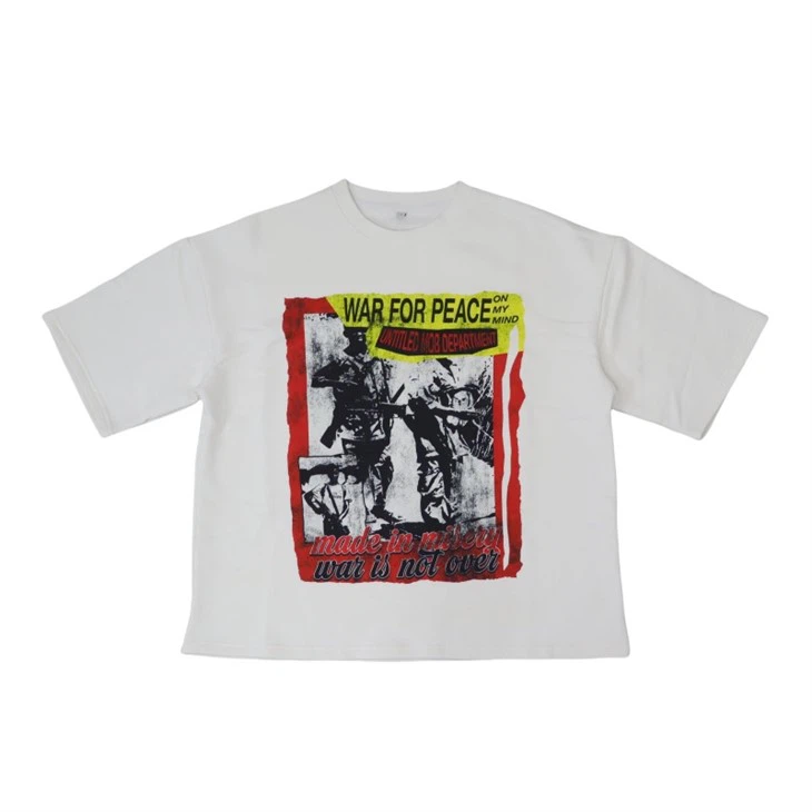 Imprimați tricouri de talie mare pentru Streetwear