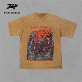 Tricou spălat DTG Print